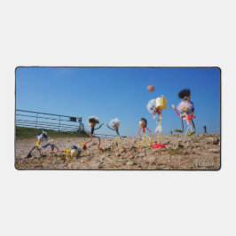 Fubby's die korfballen, winnen of verliezen. デスクマット