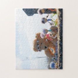 Fubby's die madeliefjes naar een Beer brengen. ジグソーパズル