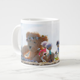 Fubby's die madeliefjes naar een Beer brengen. ジャンボコーヒーマグカップ