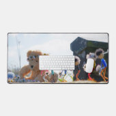 Fubby's die madeliefjes naar een Beer brengen. デスクマット (キーボード&マウス)