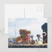 Fubby's die madeliefjes naar een Beer brengen. ポストカード (正面/裏面)