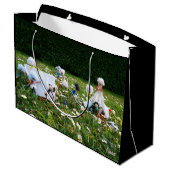 Fubby's die met vakantie kamperen. ラージペーパーバッグ (裏面アングル)