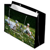 Fubby's die met vakantie kamperen. ラージペーパーバッグ (正面アングル)