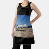 Fubby's die op het strand een pizza stelen. エプロン (インサイチュ)