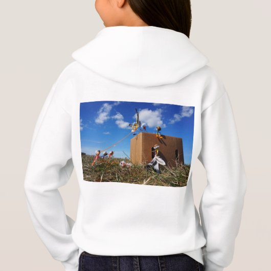 Fubby's die spelen met veren en vliegen. (裏面)