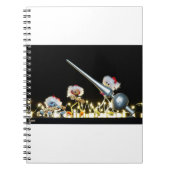 Fubby's in Kerstsfeer met Kerstdecoratie. ノートブック (正面)