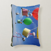Fubby's in luchtballonnen die op avontuur gaan. アクセントクッション (正面(垂直))