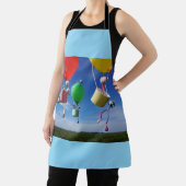 Fubby's in luchtballonnen die op avontuur gaan. エプロン (インサイチュ)