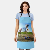 Fubby's in natuur met madeliefjes. エプロン (着用した状態)
