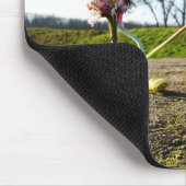 Fubby's in natuur met madeliefjes. マウスパッド (コーナー)