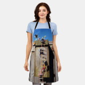 Fubby's in vogelhuisje met touwladder. エプロン (着用した状態)