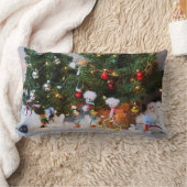 Fubby's in Winterwonderland. ランバークッション (ブランケット)