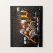 Fubby's met Jaarwisseling bij feestdagen. ジグソーパズル (縦)