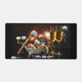 Fubby's met Jaarwisseling bij feestdagen. デスクマット