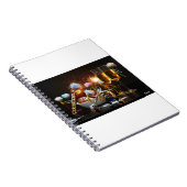 Fubby's met Jaarwisseling bij feestdagen. ノートブック (右側)