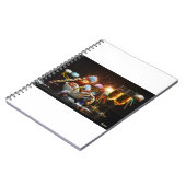 Fubby's met Jaarwisseling bij feestdagen. ノートブック (左側)