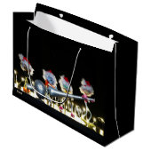 Fubby's met Kerstdecoratie in Kerstsfeer. ラージペーパーバッグ (正面アングル)