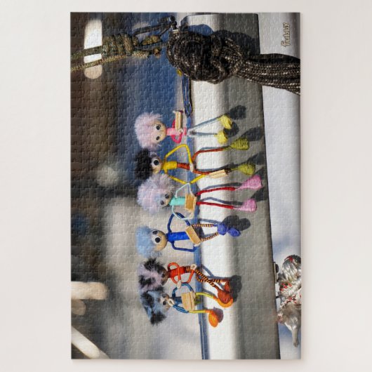 Fubby's 'New York construction workers' pose. ジグソーパズル (縦)