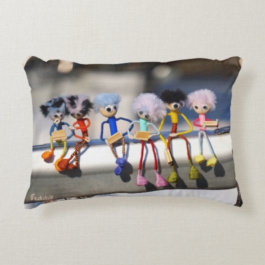 Fubby's op giek in 'Manhatten' poster. アクセントクッション (正面)