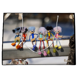 Fubby's op giek in 'Manhatten' poster. ラージペーパーバッグ