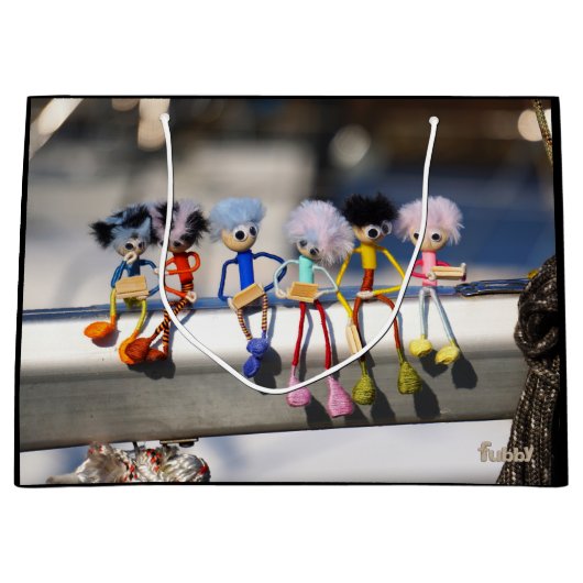 Fubby's op giek in 'Manhatten' poster. ラージペーパーバッグ (正面)