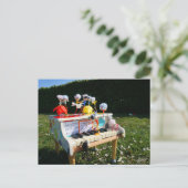 Fubby's op piano die muziek maken en dansen. ポストカード (スタンド正面)