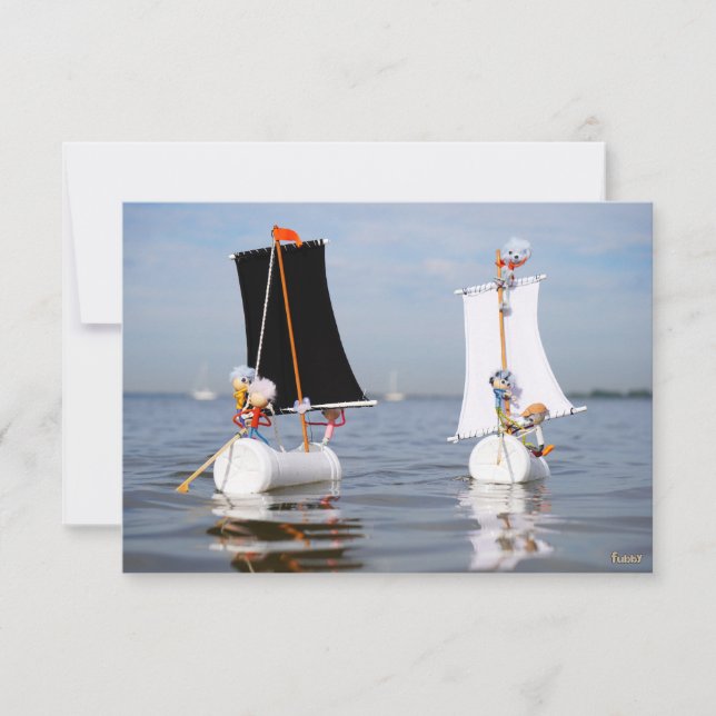 Fubby's op zee tegen plastic vervuiling. (正面)