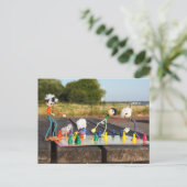 Fubby's spelen 'mens erger je niet !'. ポストカード (スタンド正面)