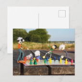 Fubby's spelen 'mens erger je niet !'. ポストカード (正面/裏面)