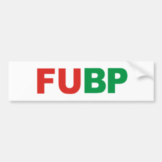 FUBP バンパーステッカー