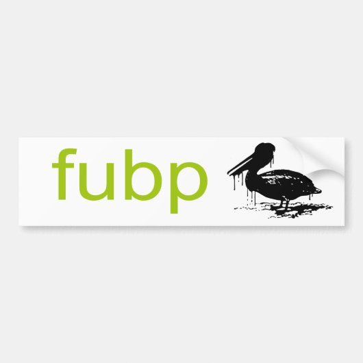FUBP バンパーステッカー (正面)