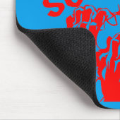 Fuc>|社会主義Barb Wire #USAPatriotGraphics © マウスパッド (コーナー)