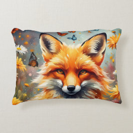 Fuchs auf der Wiese アクセントクッション