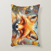 Fuchs auf der Wiese アクセントクッション (正面(垂直))