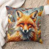 Fuchs auf der Wiese クッション (ブランケット)