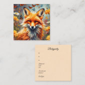 Fuchs auf der Wiese ノートカード (正面/裏面)
