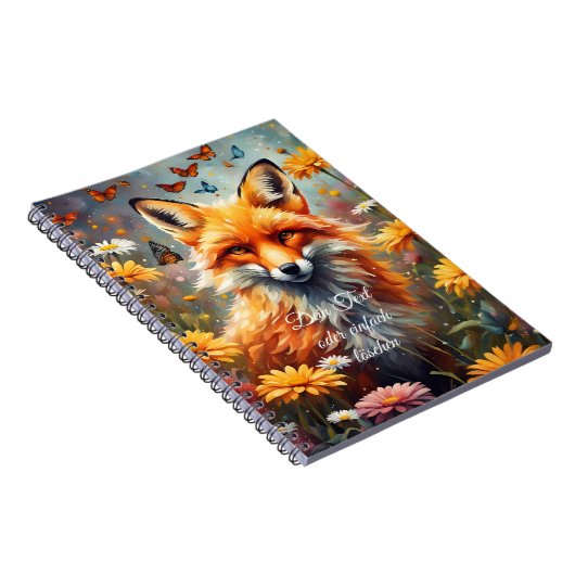 Fuchs auf der Wiese ノートブック (右側)