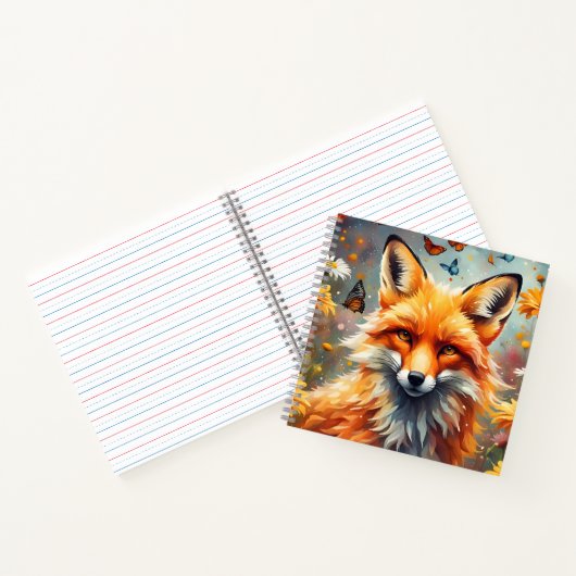 Fuchs auf der Wiese ノートブック (内部)