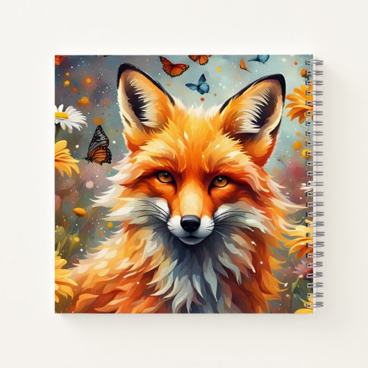 Fuchs auf der Wiese ノートブック (裏面)