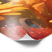 Fuchs auf der Wiese フォトプリント (角)