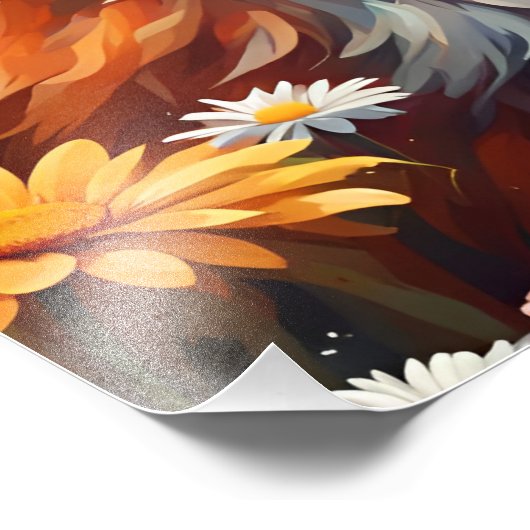 Fuchs auf der Wiese フォトプリント (角)