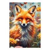 Fuchs auf der Wiese フォトプリント (正面)