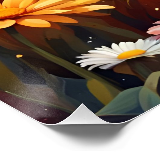 Fuchs auf der Wiese ポスター (コーナー)