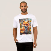 Fuchs auf der Wiese Tシャツ (正面フル)