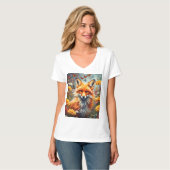 Fuchs auf der Wiese Tシャツ (正面フル)