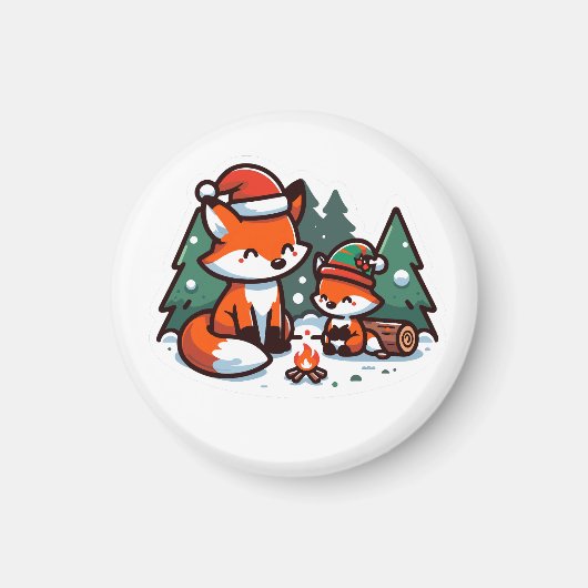 Fuchs Familie マグネット (正面)