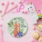 Fuchs im Wald ペーパープレート (パーティー)