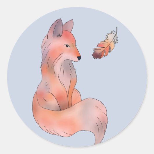 Fuchs und Feder ラウンドシール (正面)