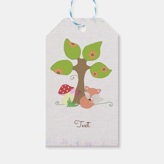 Fuchs unterm Baum ギフトタグ (正面)