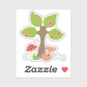 Fuchs unterm Baum  シール (シート)